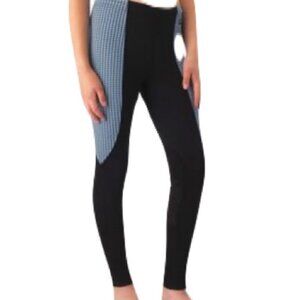 Kerrits Women's Riding Breeches Knee Patch Tights Pants Beige Equestrian Size 8